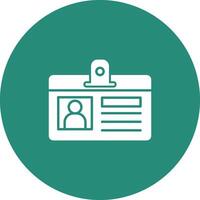 Identification Card Icon Design Symbol vector