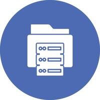 Data Storage Icon Design Symbol vector