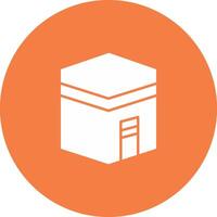 Kaaba Icon Design Symbol vector