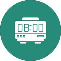 Digital Clock Icon Design Symbol vector