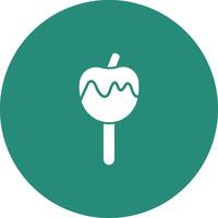 Caramelized Apple Icon Design Symbol vector