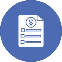 Bill Icon Design Symbol vector