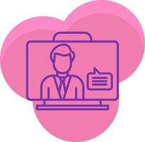 Virtual Assistant Icon Design Symbol vector