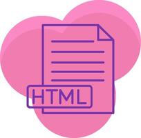 HTML Icon Design Symbol vector
