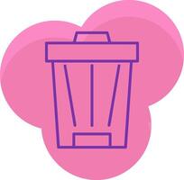Trash Can Icon Design Symbol vector