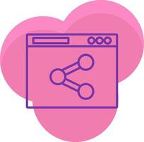 Share Icon Design Symbol vector