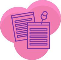 Sticky Notes Icon Design Symbol vector