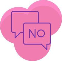 Say No Icon Design Symbol vector