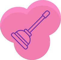 Plunger Icon Design Symbol vector