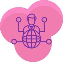 Outsource Icon Design Symbol vector