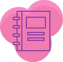 Notebook Icon Design Symbol vector