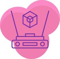 Hologram Icon Design Symbol vector