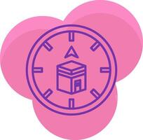 Qibla Icon Design Symbol vector