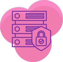 Database Icon Design Symbol vector