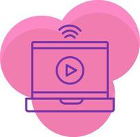 Online Streaming Icon Design Symbol vector