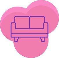 Sofa Bed Icon Design Symbol vector