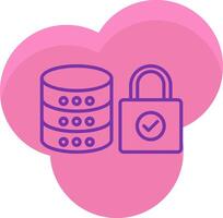 Database Icon Design Symbol vector