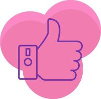 Like Icon Design Symbol vector