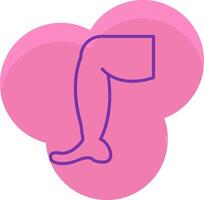Leg Icon Design Symbol vector