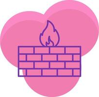 Firewall Icon Design Symbol vector