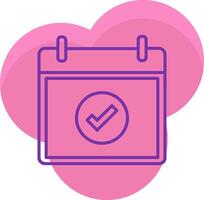 Correct Icon Design Symbol vector