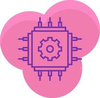 Cpu Icon Design Symbol vector