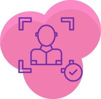 Face Scan Icon Design Symbol vector