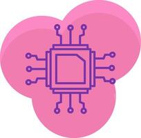 Cpu Icon Design Symbol vector
