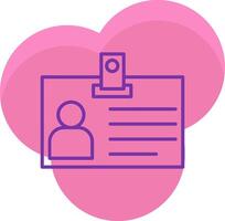 Identification Card Icon Design Symbol vector