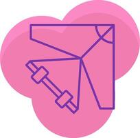 Glider Icon Design Symbol vector