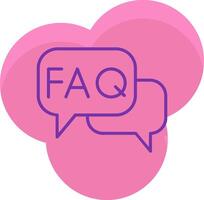 Faq Icon Design Symbol vector