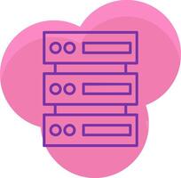 Database Icon Design Symbol vector