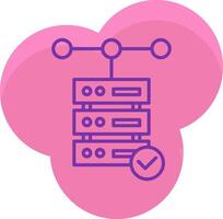 Database Icon Design Symbol vector