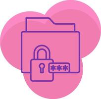 Data Encryption Icon Design Symbol vector