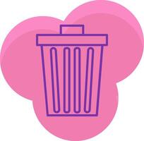 Dustbin Icon Design Symbol vector