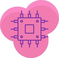 Chip Icon Design Symbol vector