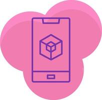 Augmented Reality Icon Design Symbol vector