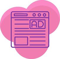 Advertisement Icon Design Symbol vector