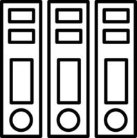 Binders Icon Design Symbol vector