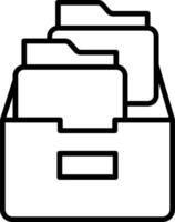 Archive Icon Design Symbol vector
