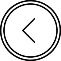 Back Icon Design Symbol vector