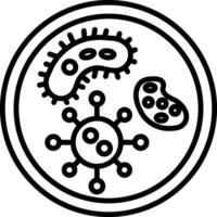 Bacteria Icon Design Symbol vector