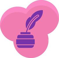 Quill Icon Design Symbol vector