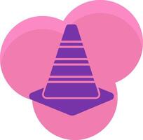 Traffic Cone Icon Design Symbol vector