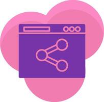 Share Icon Design Symbol vector