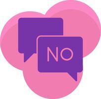 Say No Icon Design Symbol vector