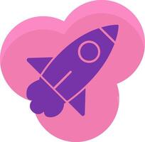 Rocket Launch Icon Design Symbol vector