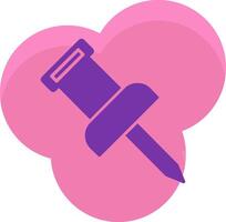 Push Pin Icon Design Symbol vector