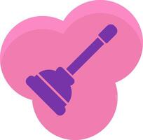 Plunger Icon Design Symbol vector