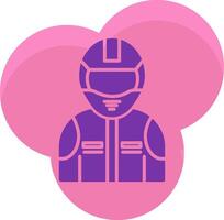 Racer Icon Design Symbol vector